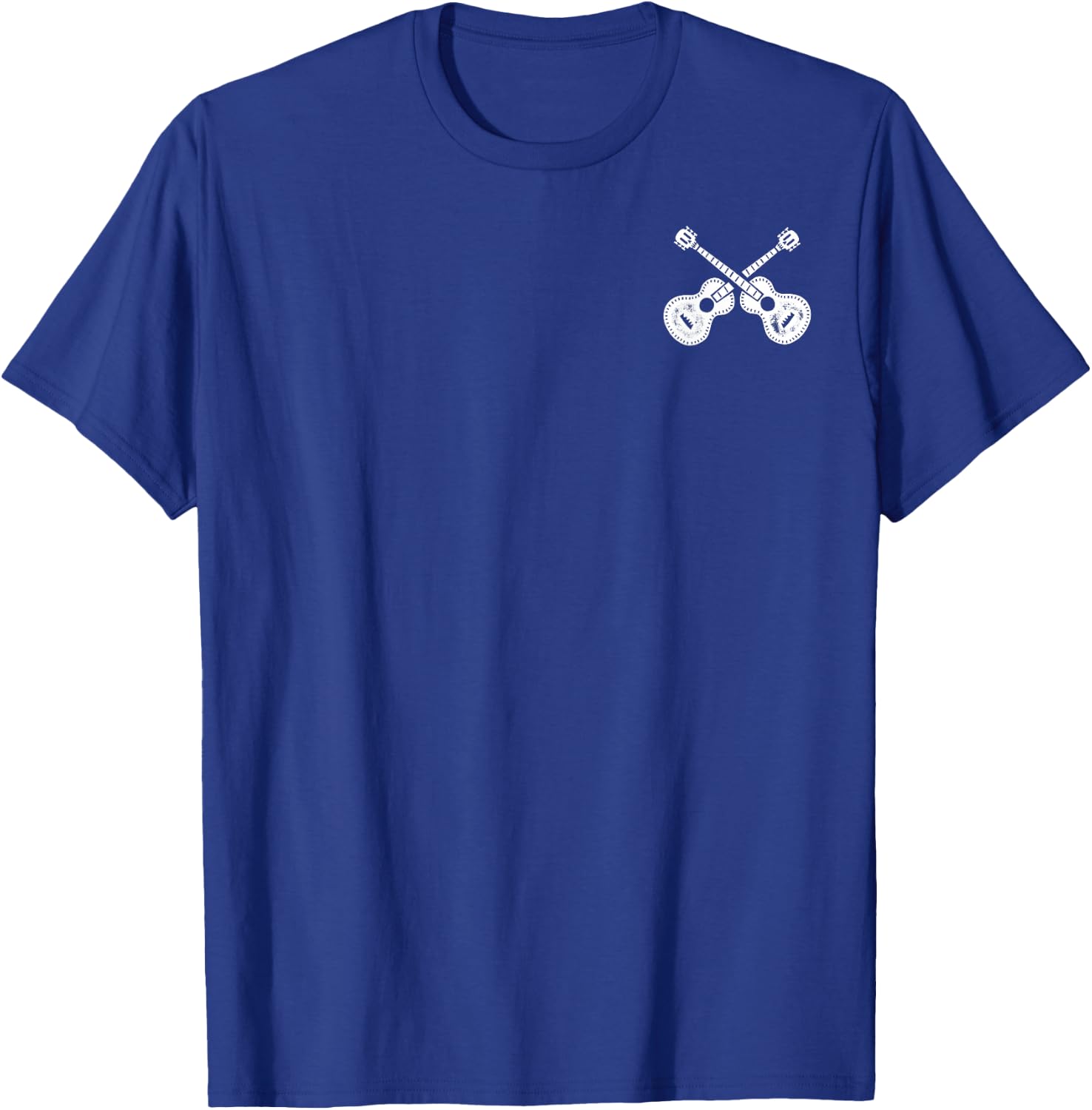 Disney Pixar Coco Crossed Guitars Pocket Tonal Coco Back T-Shirt - T-Shirt | Royal