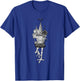 Walking House on Chicken Legs Slavic folklore Baba Yaga Art T-Shirt - T-Shirt | Royal