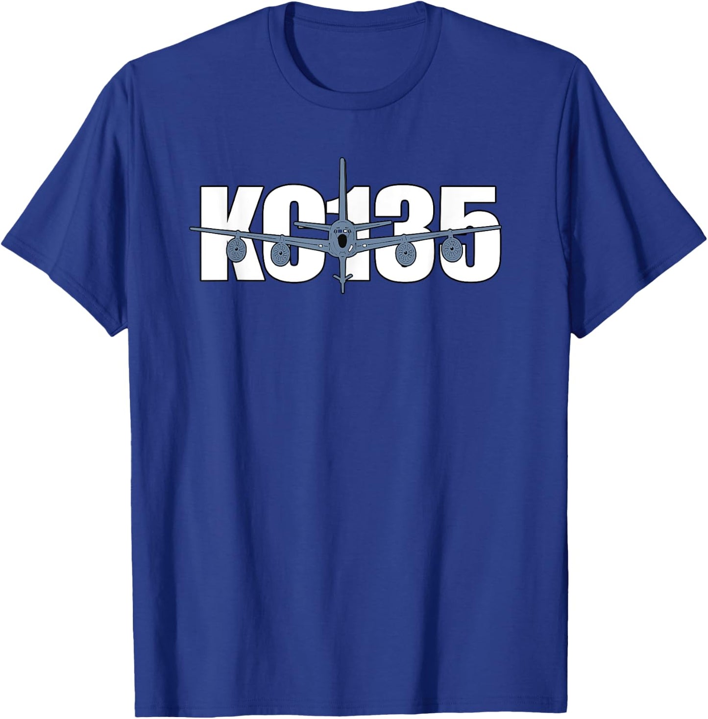 KC135 Stratotanker Airplane USAF Pilot Gift Aircrew Boom T-Shirt - T-Shirt | Royal