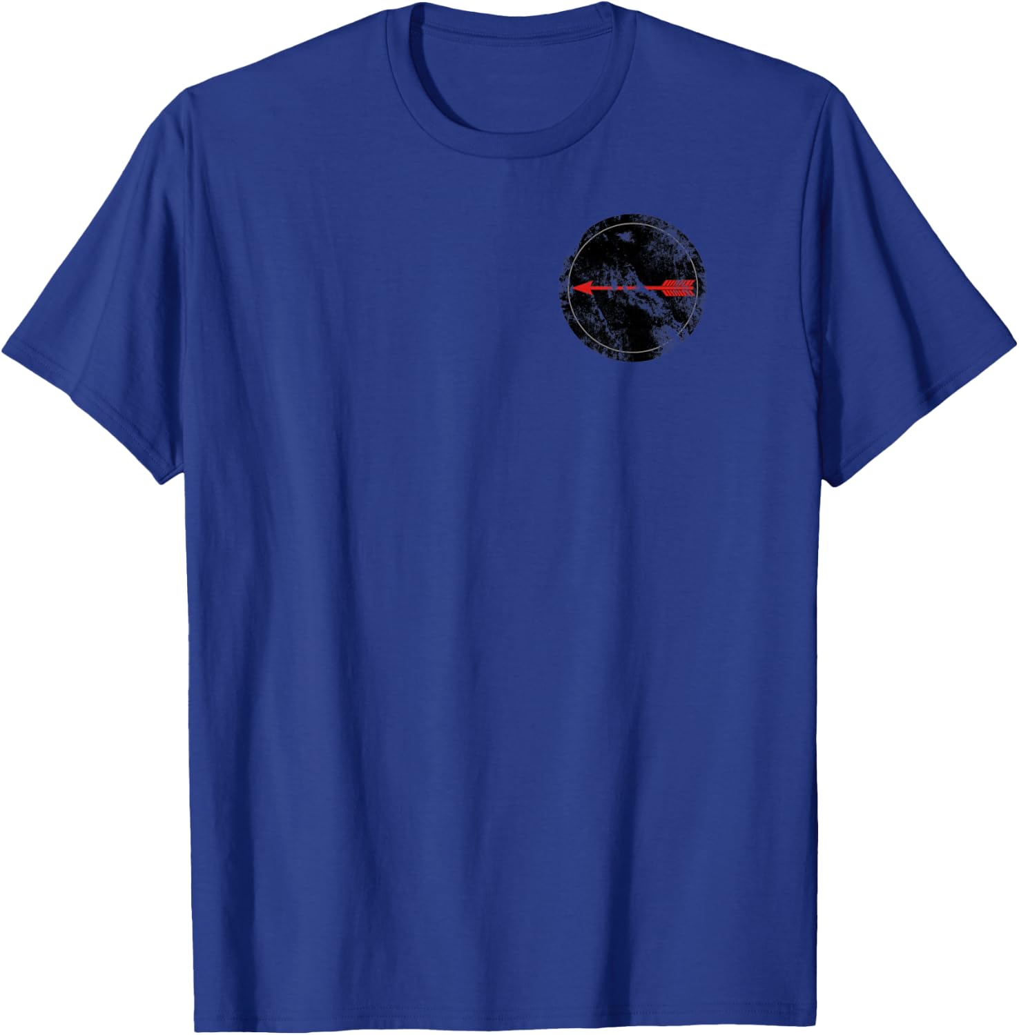 Asymmetrical Warfare Group (AWG) Patch Distressed Worn Look T-Shirt - T-Shirt | Royal
