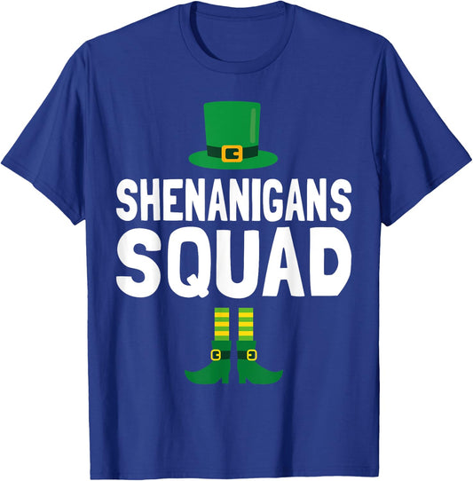 Shenanigans Squad | St Patricks Day T-Shirt - T-Shirt | Royal