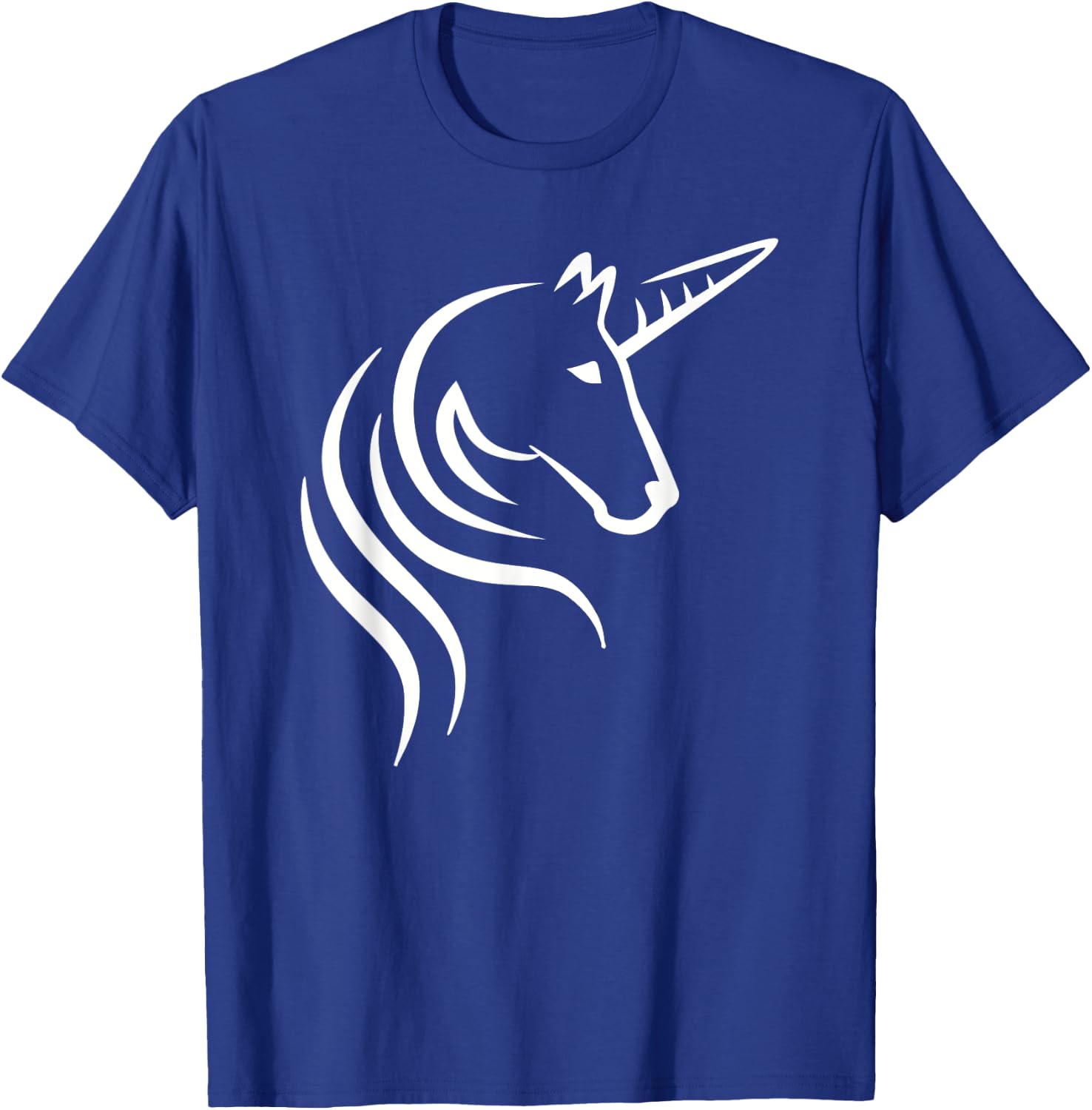 Unicorn head T-Shirt - T-Shirt | Royal