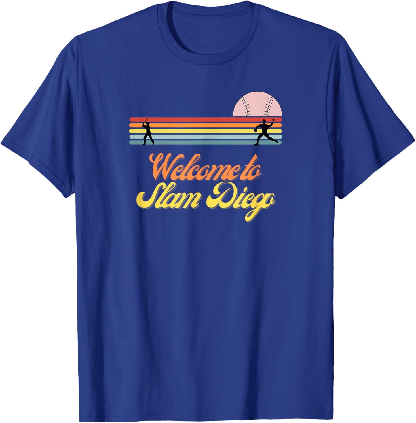 Slam Diego Baseball Fan of Home Runs T-Shirt - T-Shirt | Royal