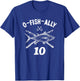 Ofishally 10 Years Old 10th Birthday Fishing Gift T-Shirt - T-Shirt | Royal