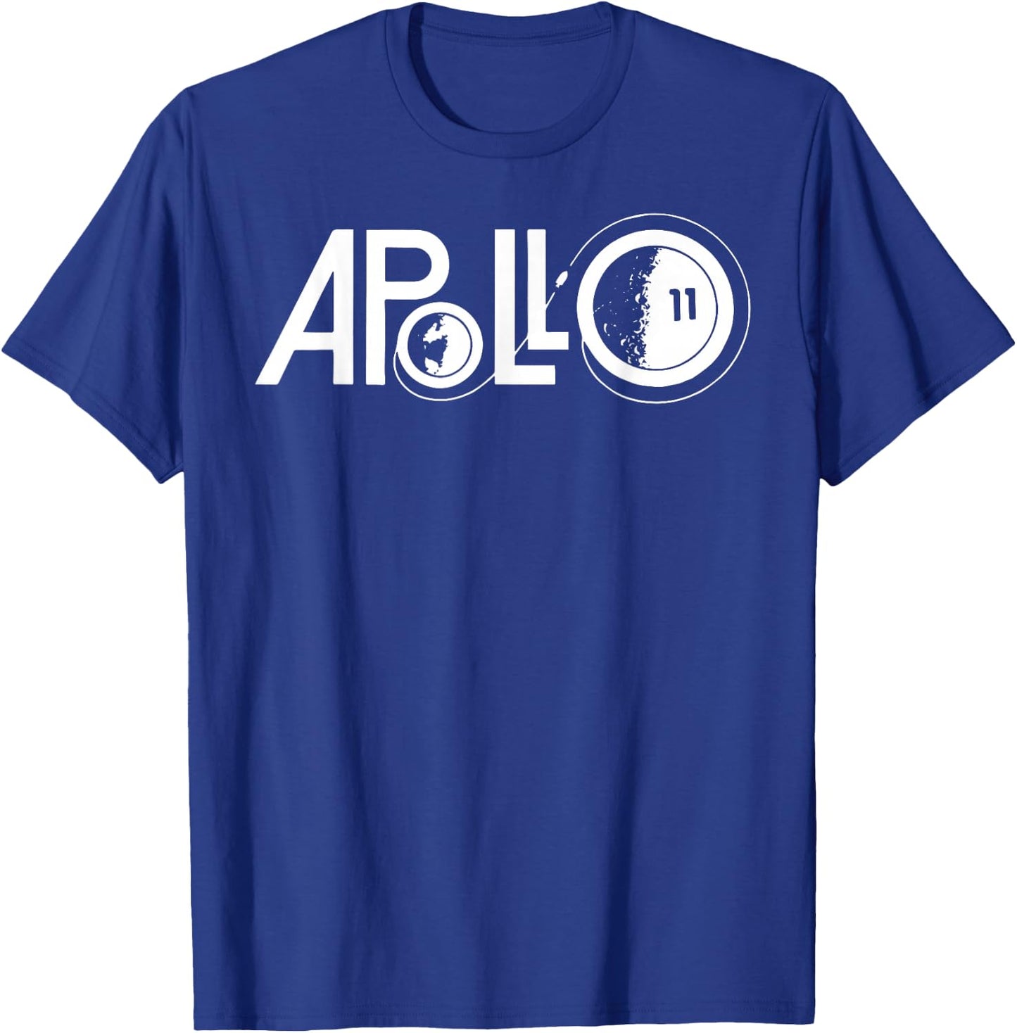 Apollo 11 Shirt Vintage Moon and Space Exploration T-Shirt - T-Shirt | Royal