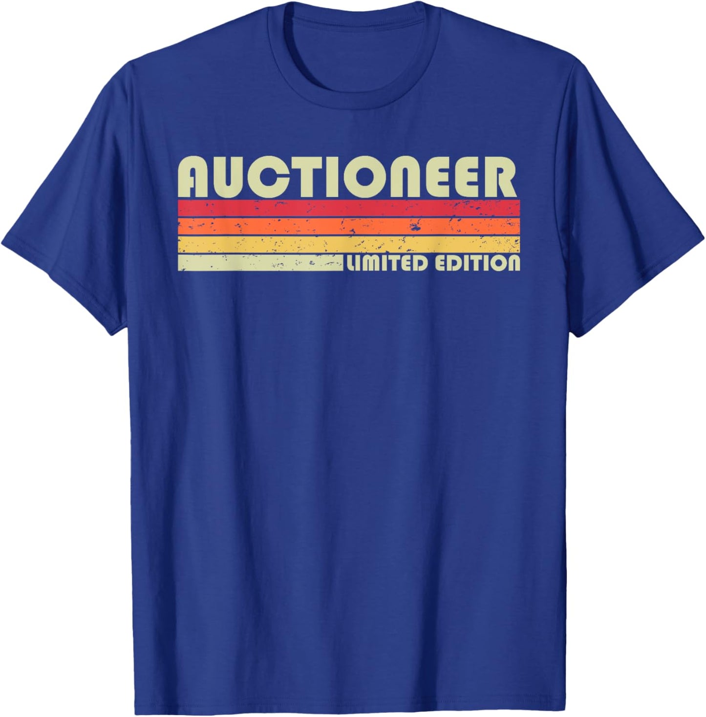 AUCTIONEER Funny Job Title Profession Birthday Worker Idea T-Shirt - T-Shirt | Royal