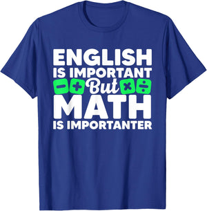 Funny Math Art Women Student Pun Mathematics Lovers T-Shirt - T-Shirt | Royal