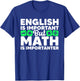 Funny Math Art Women Student Pun Mathematics Lovers T-Shirt - T-Shirt | Royal