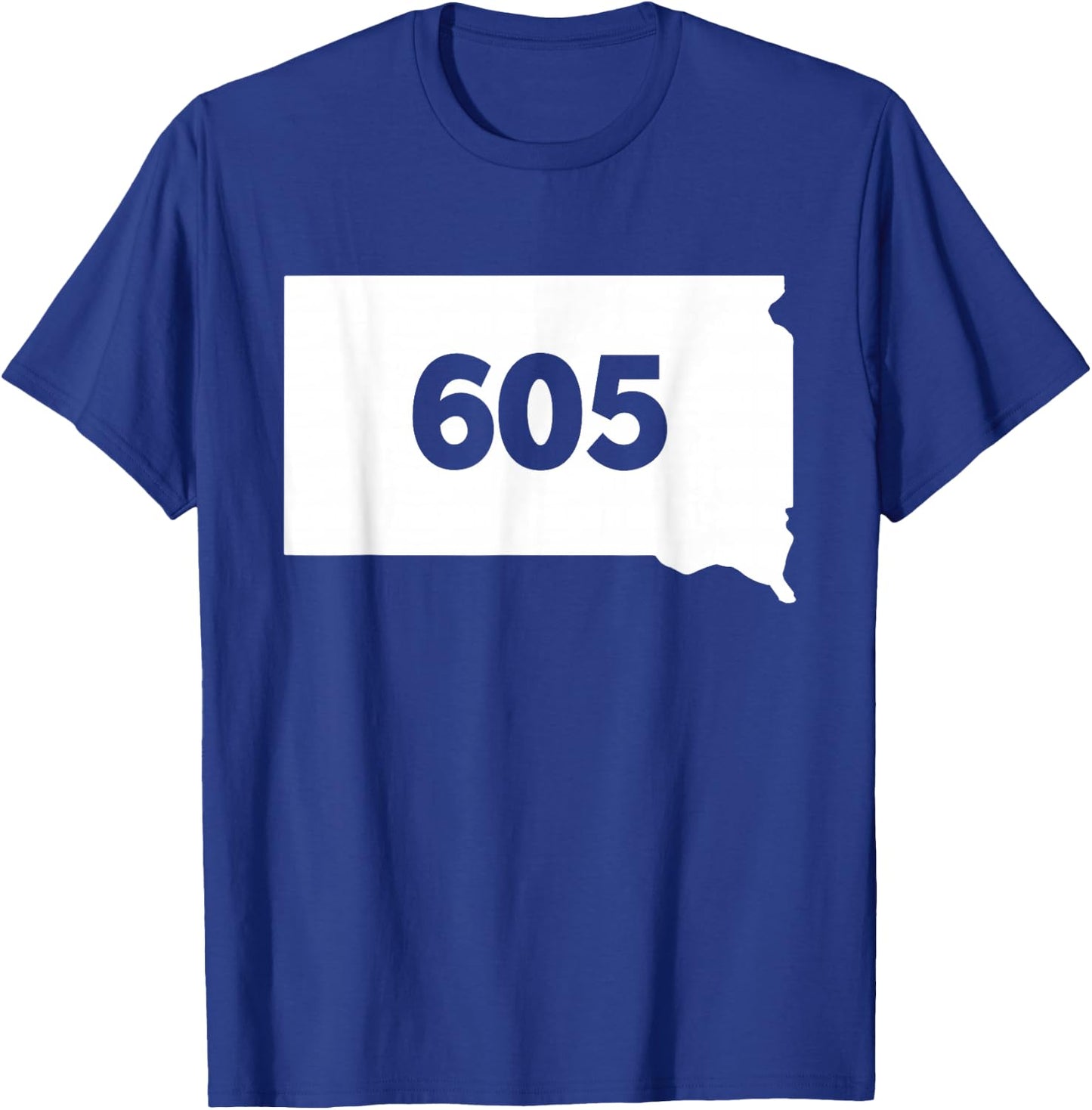 South Dakota 605 Area Code T-Shirt - T-Shirt | Royal