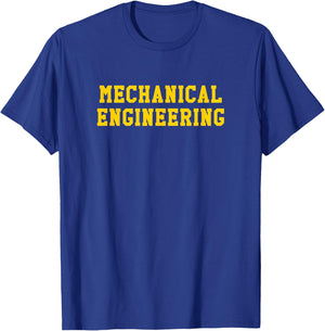 State of Michigan Mechanical Engineering Ann Arbor MI Degree T-Shirt - T-Shirt | Royal