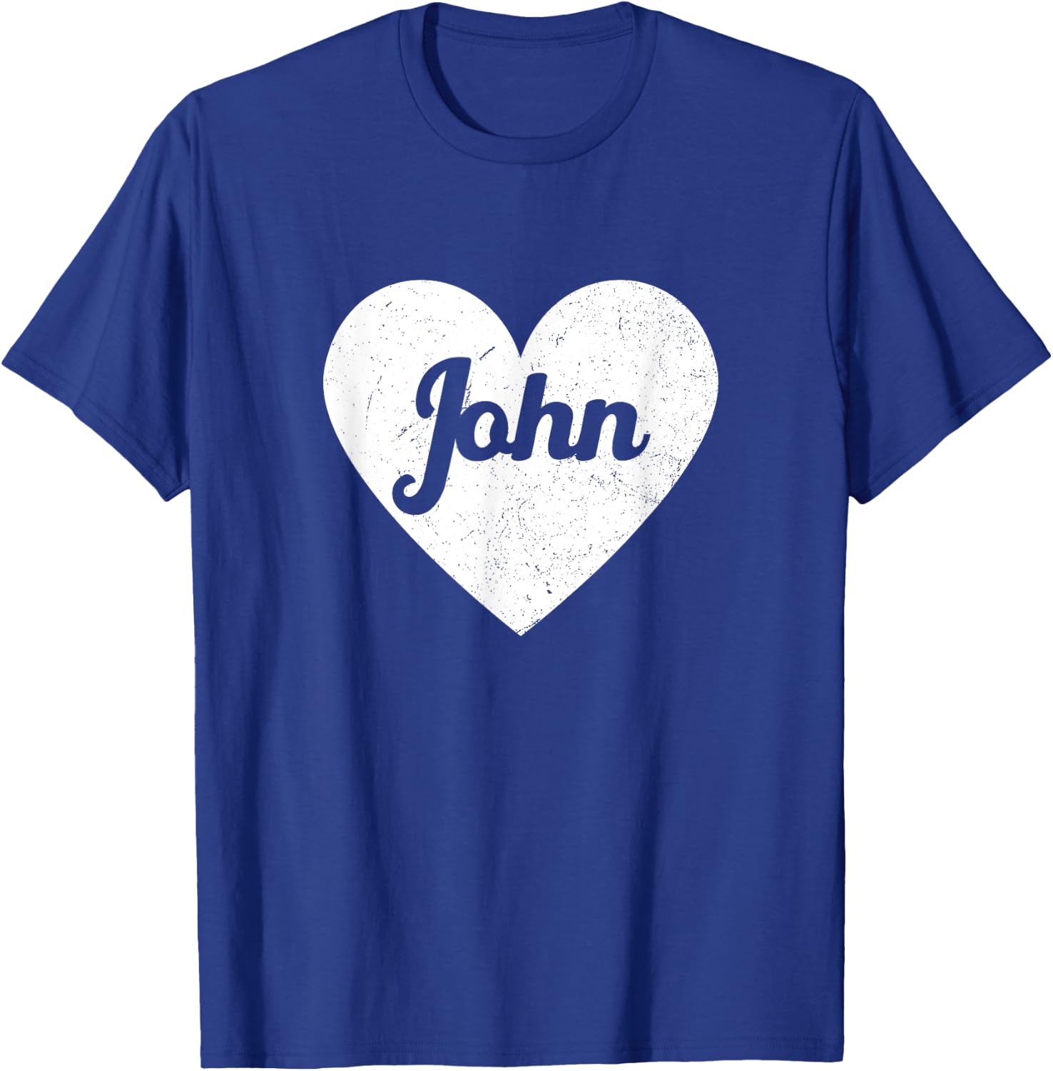 I Heart John - First Names And Hearts, I Love John T-Shirt - T-Shirt | Royal