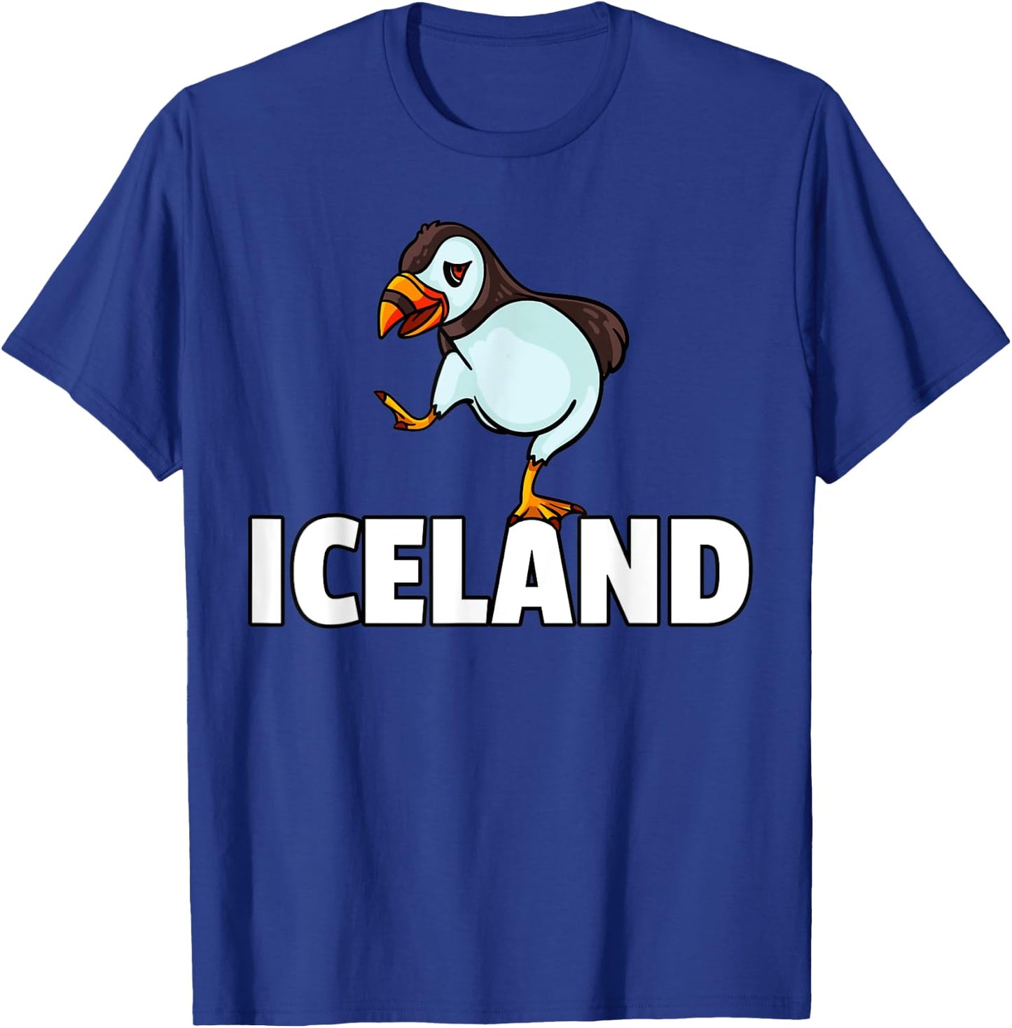 Puffin Bird Iceland Seabird T-Shirt - T-Shirt | Royal