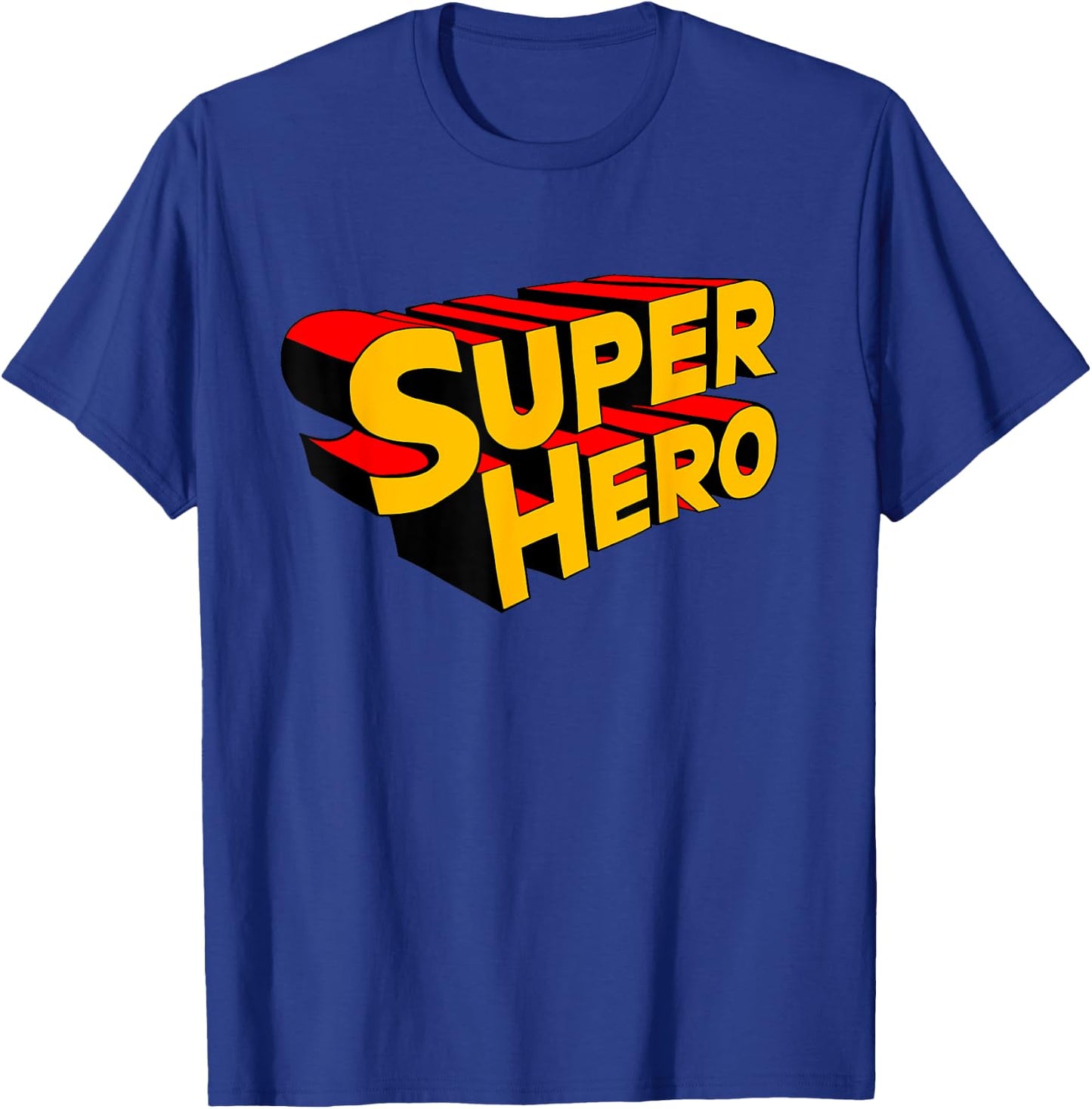 Superhero funny Super Hero T-Shirt - T-Shirt | Royal