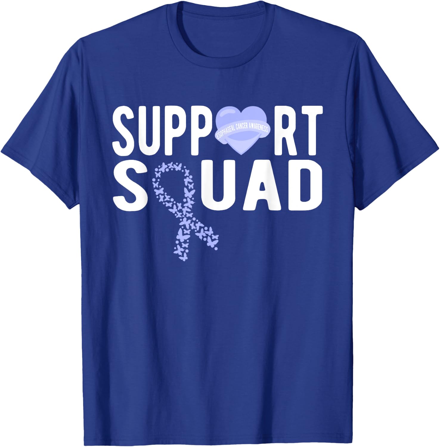Support Squad Esophageal Cancer T-Shirt - T-Shirt | Royal