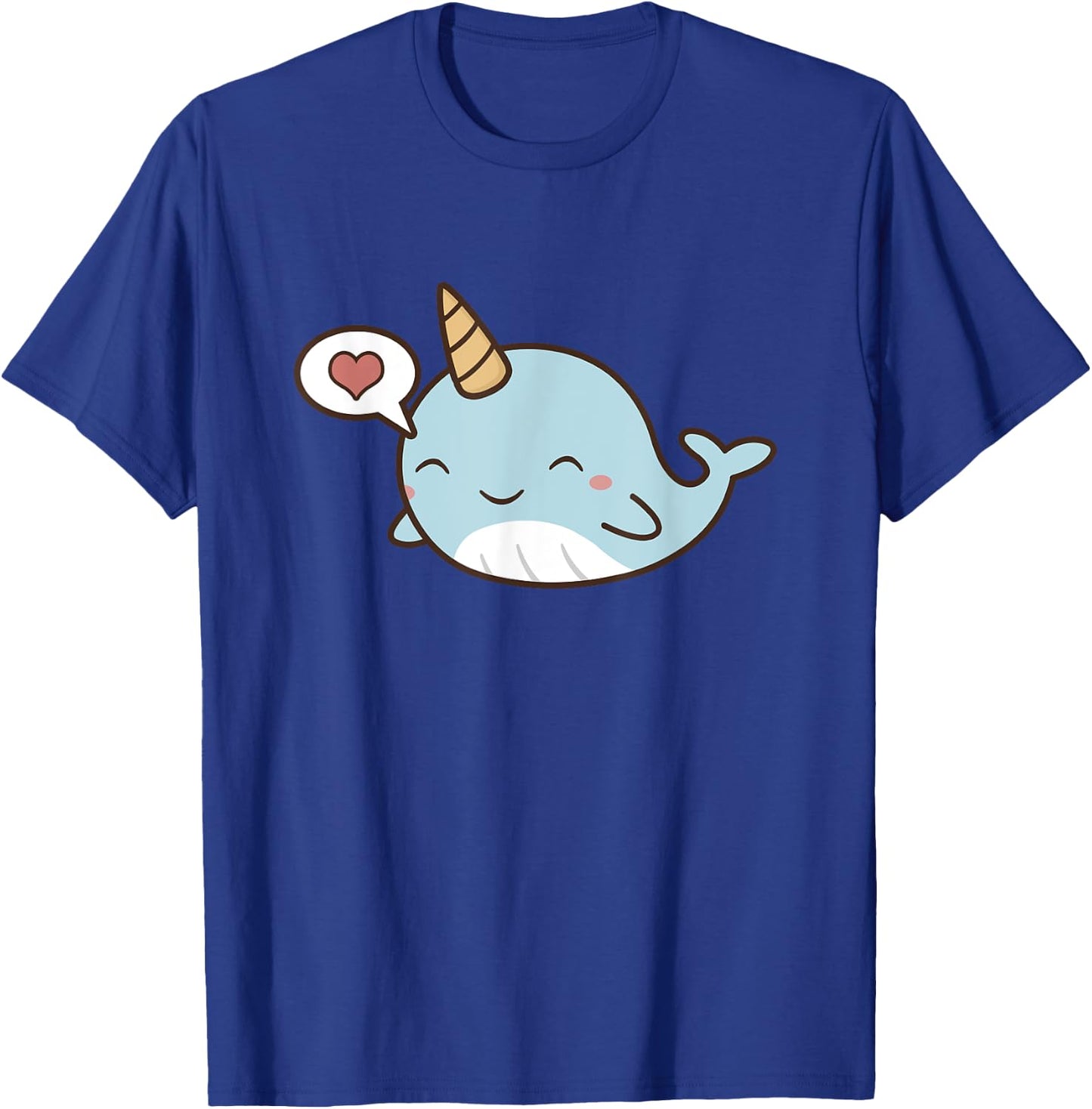Narwhal Unicorn Of The Sea T shirt Girls Kids Women Gifts T-Shirt - T-Shirt | Royal
