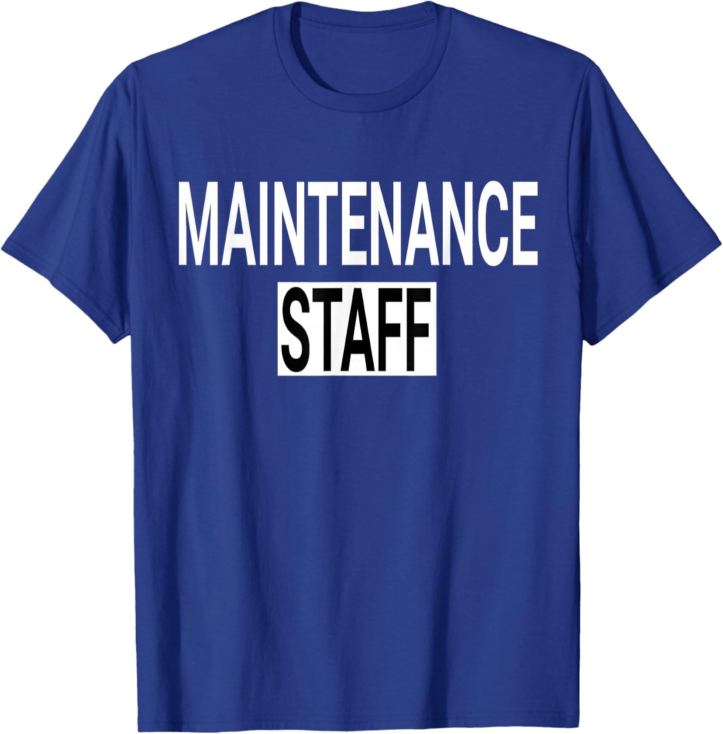 Maintenance Staff & Handyman Uniform Design T-Shirt - T-Shirt | Royal