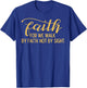 Faith We Walk By Faith Not By Sight Christian Men Women Kids T-Shirt - T-Shirt | Royal