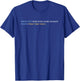Funny SQL Database Developer Programmer T-Shirt - T-Shirt | Royal