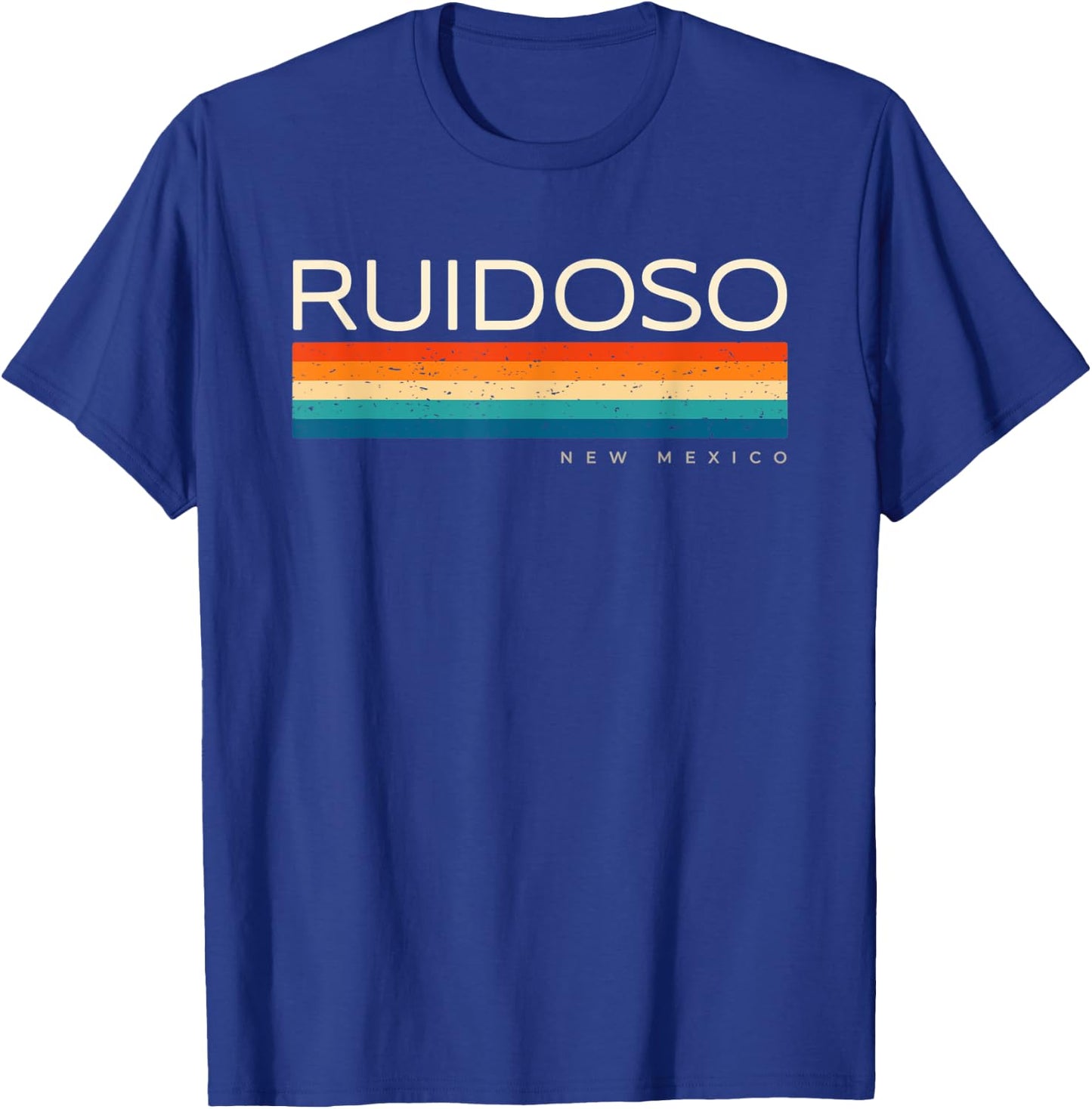 Ruidoso NM New Mexico Retro Design T-Shirt - T-Shirt | Royal