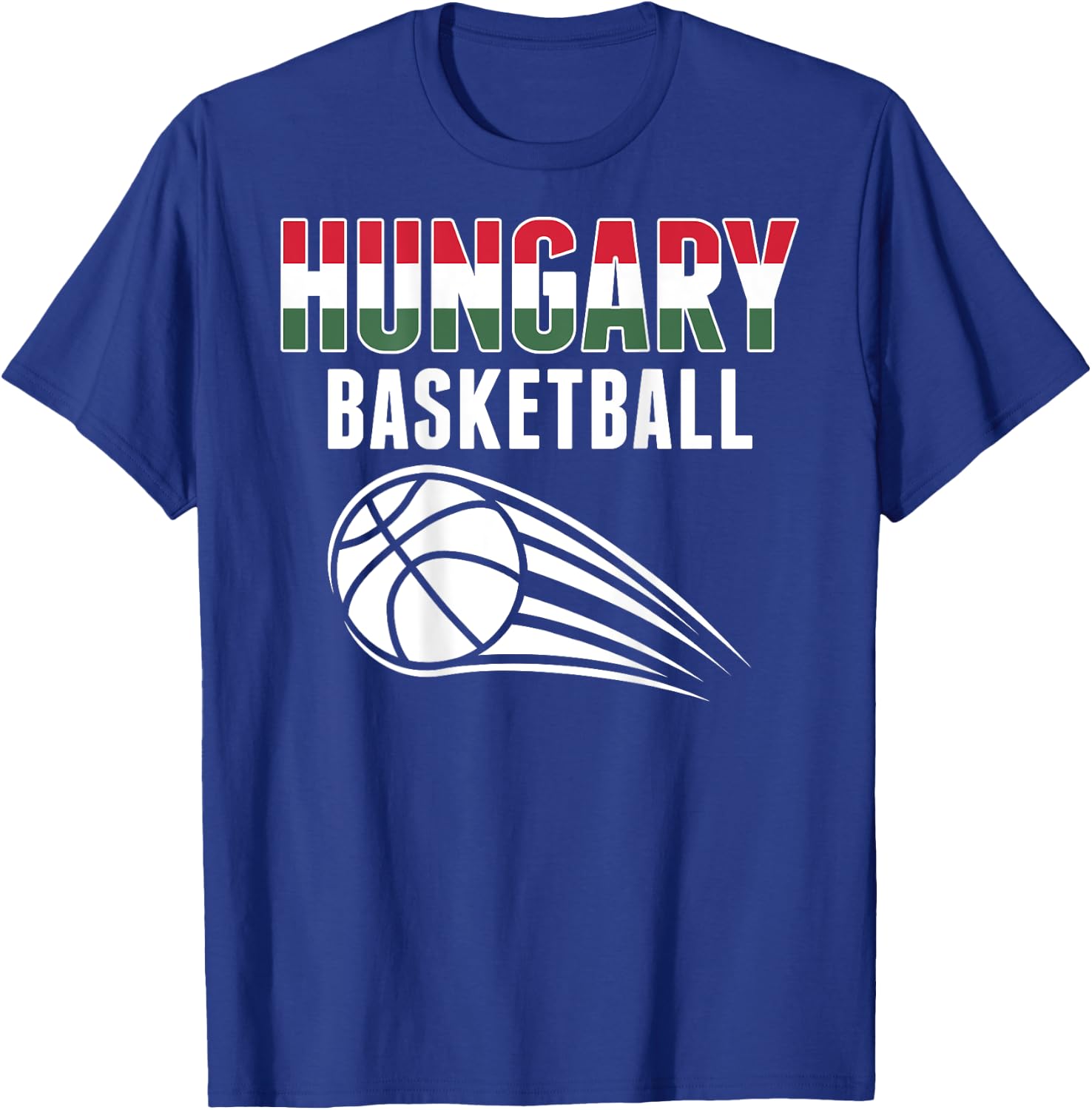 Hungary Basketball Fans Jersey - Hungarian Flag Sport Lovers T-Shirt - T-Shirt | Royal