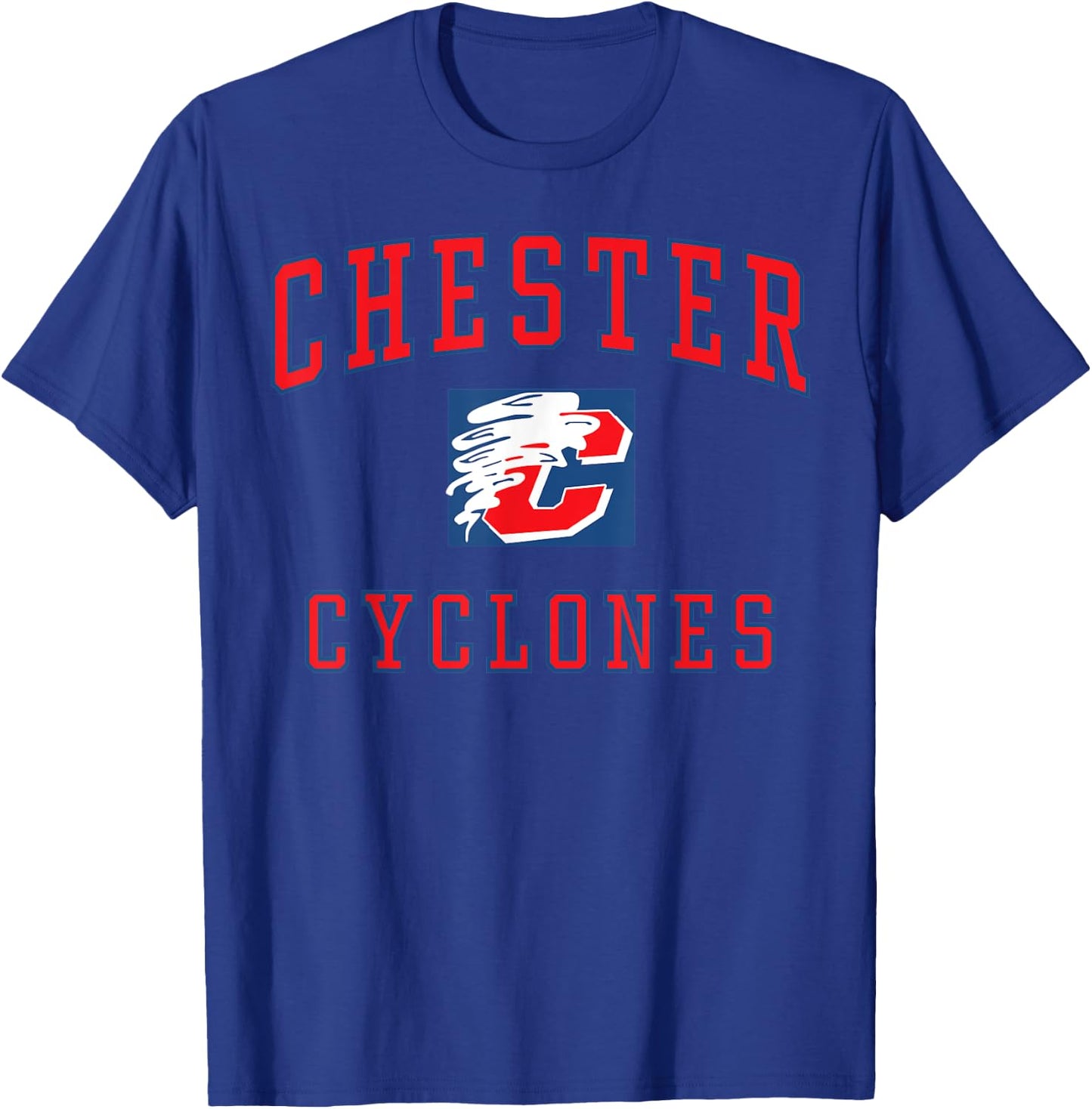 Chester High School Cyclones C1 T-Shirt - T-Shirt | Royal