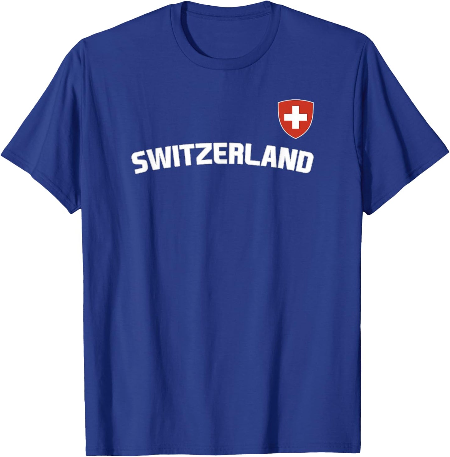 Switzerland Flag Swiss Pride International Country T-Shirt - T-Shirt | Royal