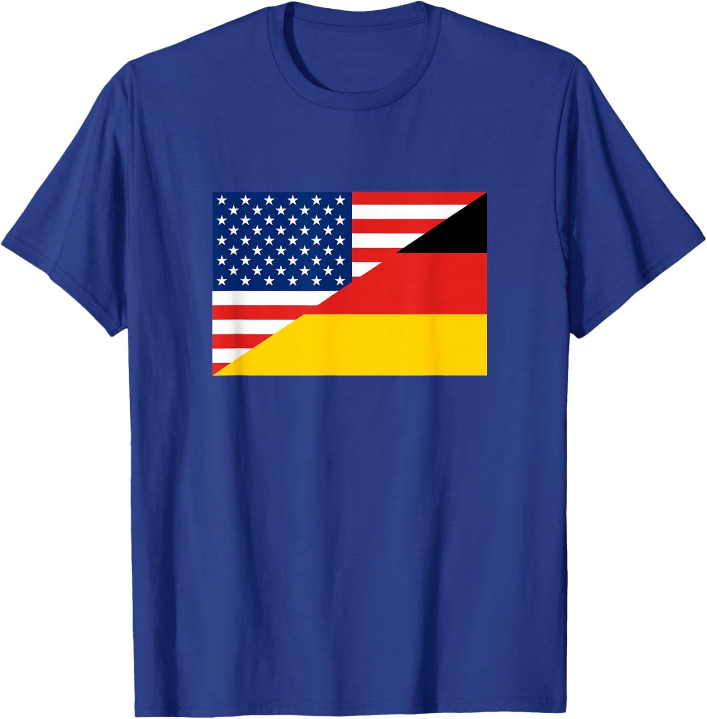 USA Germany flag T-Shirt - T-Shirt | Royal
