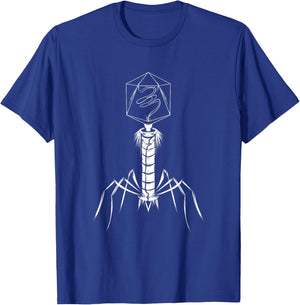 Microbiology Virus Biology Virology Teacher Bacteriophage Women T-Shirt - T-Shirt | Royal