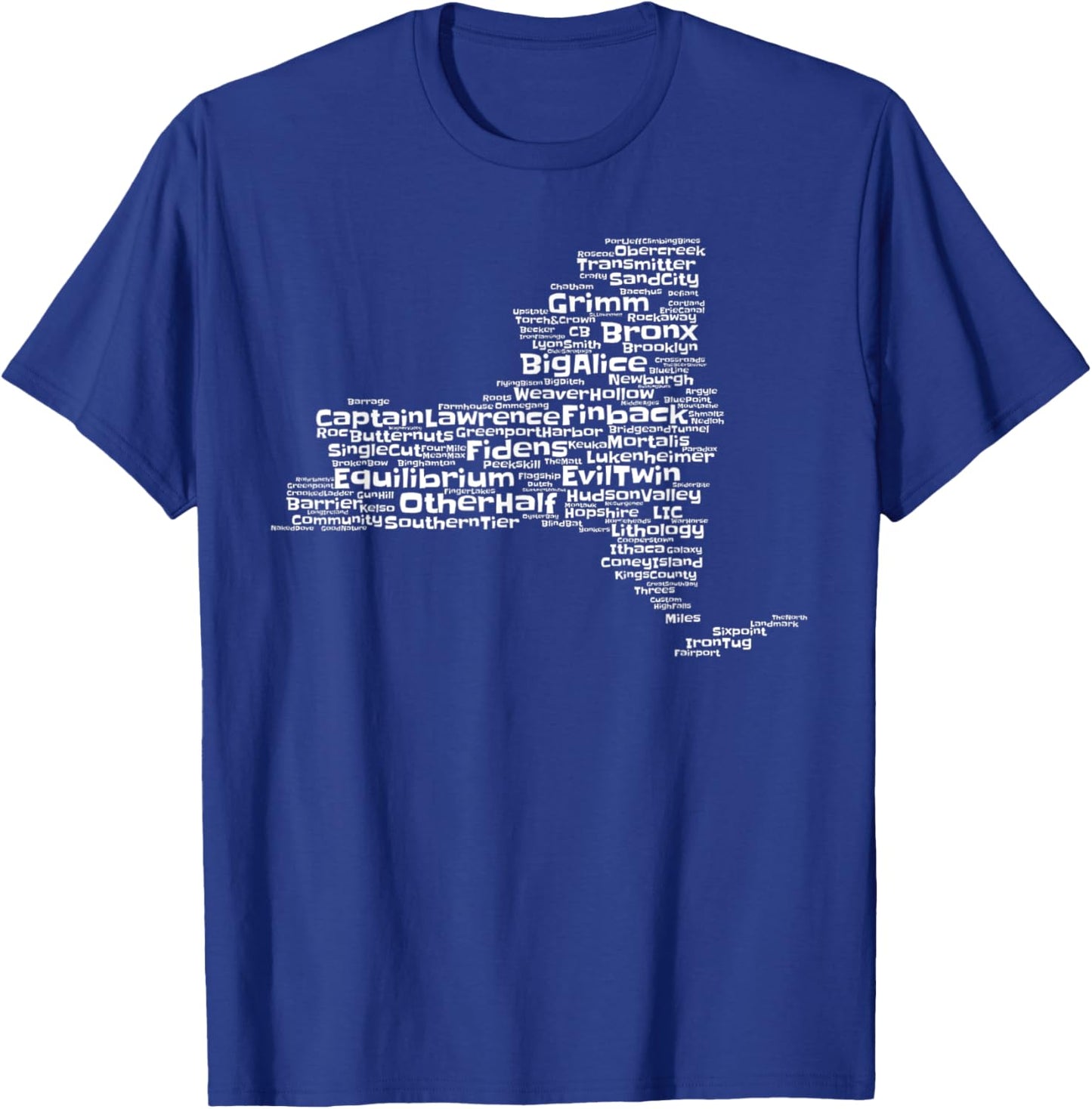 New York Breweries T-Shirt - T-Shirt | Royal
