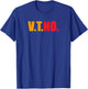 VT No for Amazing Associates V T NO T-Shirt - T-Shirt | Royal