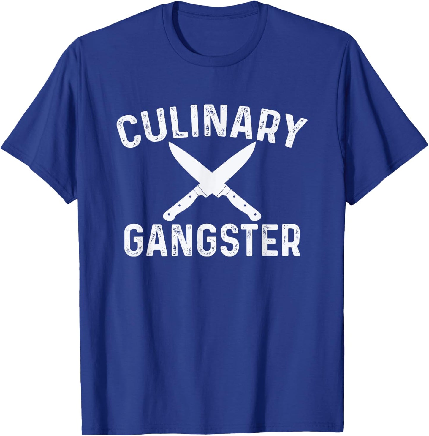 Culinary Gangster Cooking Themed Chefs Cooking Enthusiasts T-Shirt - T-Shirt | Royal