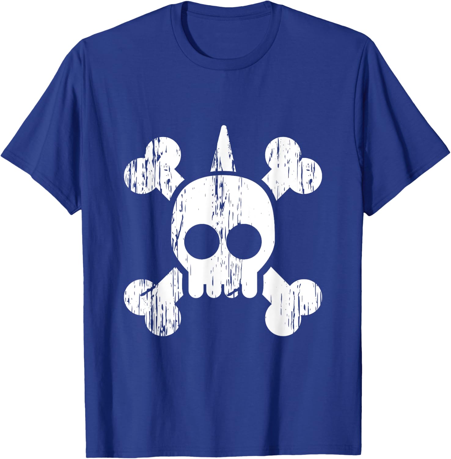 Punk Skull Bones Rock Music Aesthetic Subculture Rocker T-Shirt - T-Shirt | Royal