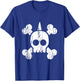 Punk Skull Bones Rock Music Aesthetic Subculture Rocker T-Shirt - T-Shirt | Royal