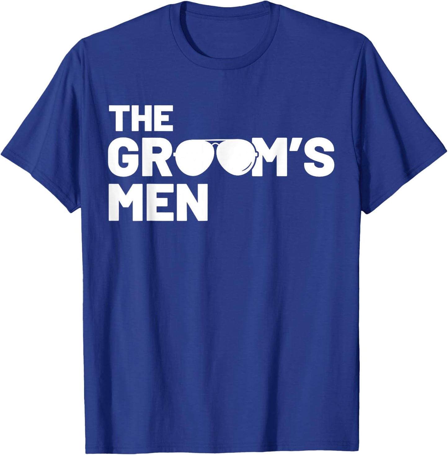 Groomsmen Groom Squat Men Bachelor Supplies Party Wedding T-Shirt - T-Shirt | Royal