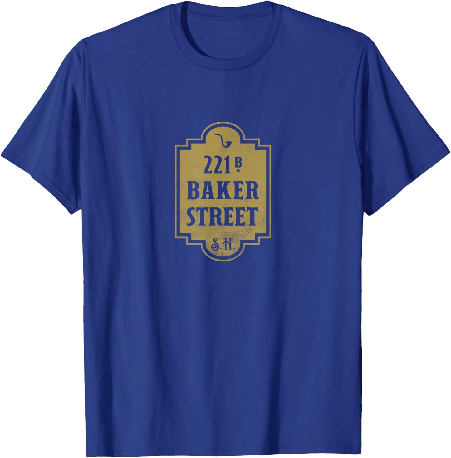 221b Baker Street [distressed] T-Shirt - T-Shirt | Royal