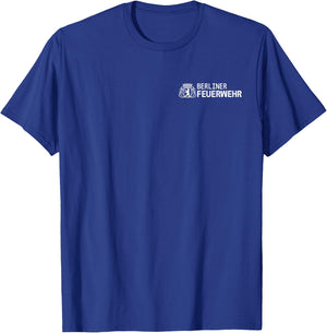 Germany Berlin Fire Department Feuerwehr Firefighter T-Shirt - T-Shirt | Royal