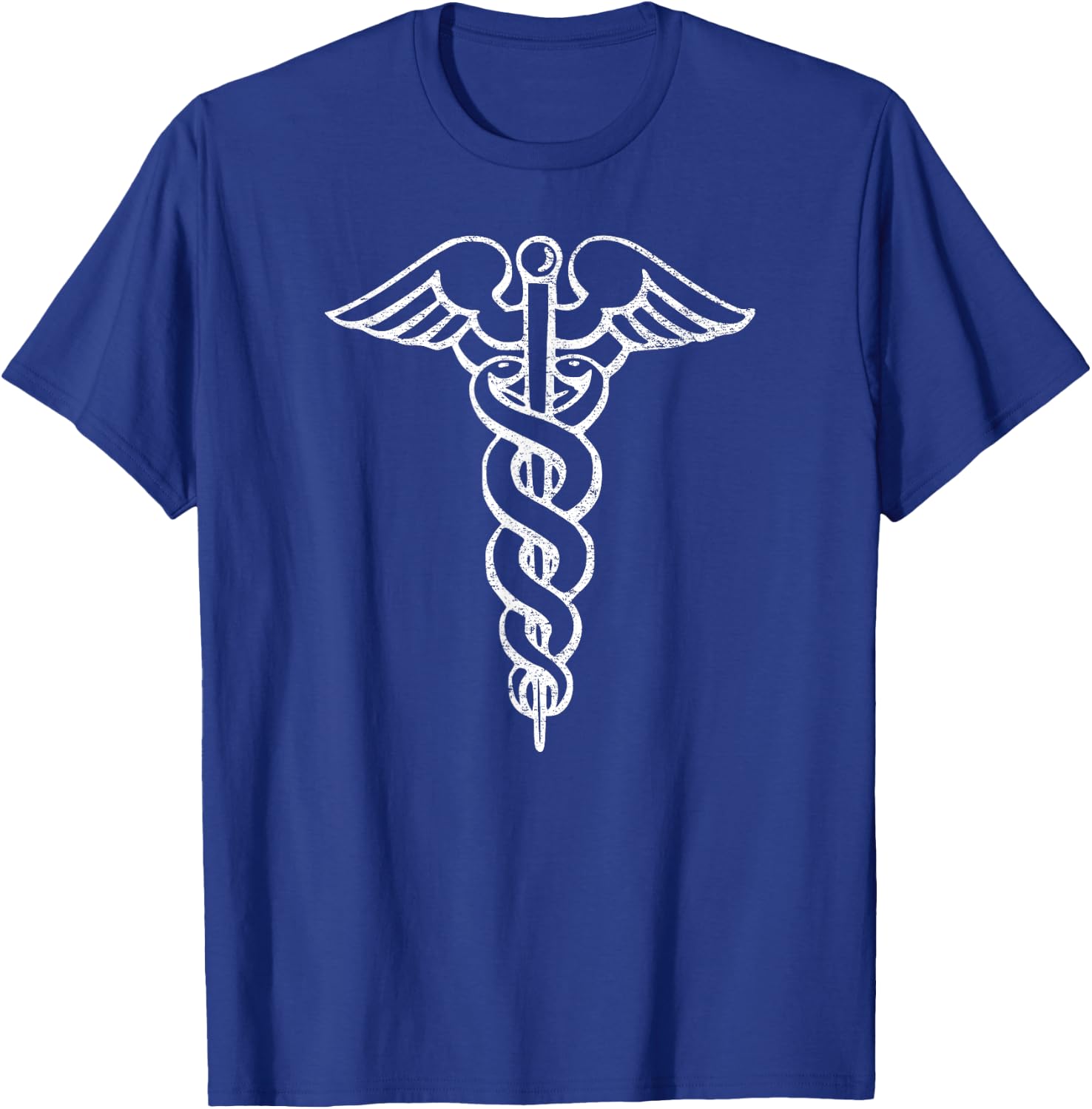 Caduceus Symbol Nurse Doctor Medic Rn Np Na Hospital T-Shirt - T-Shirt | Royal