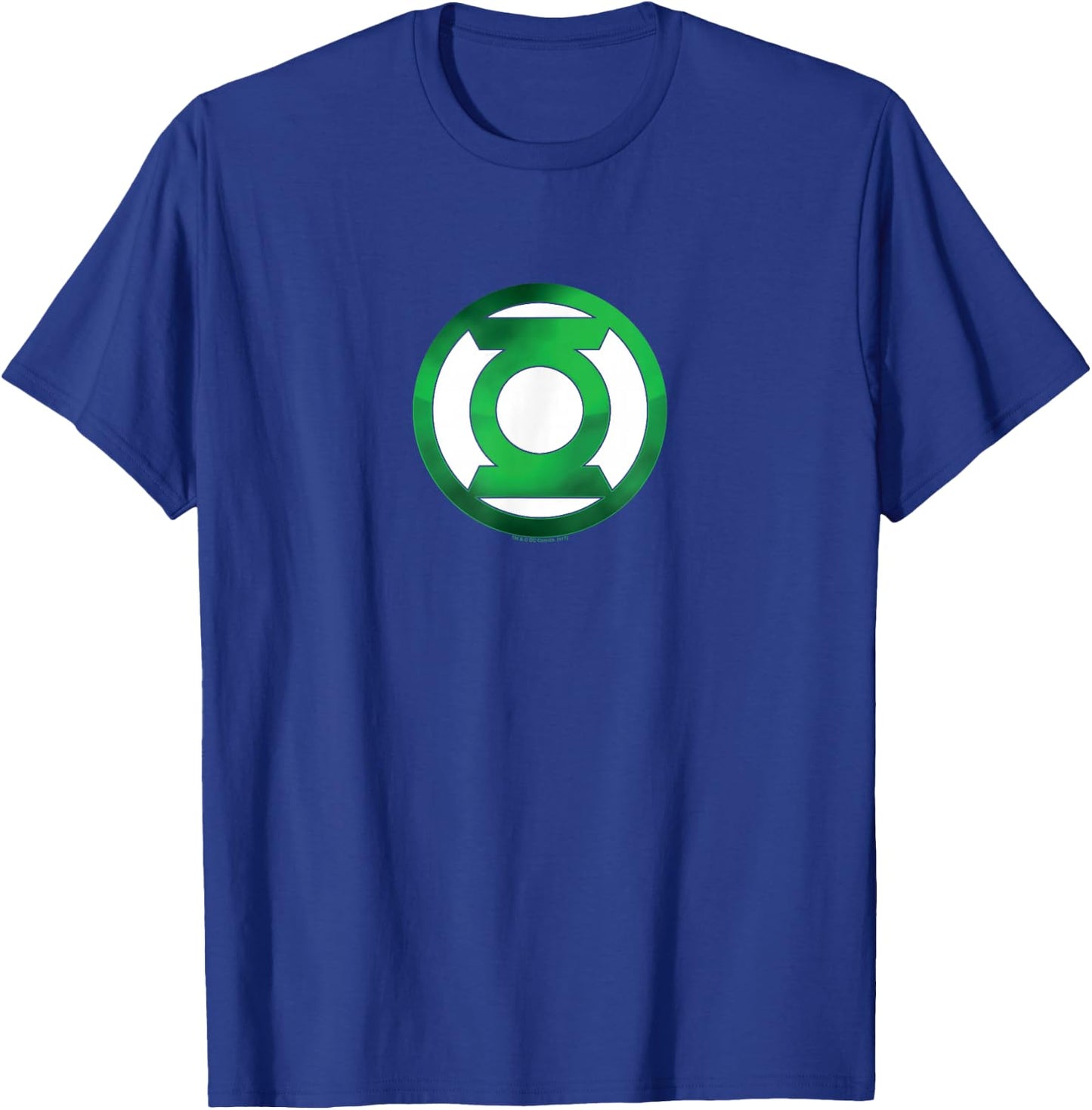 Green Lantern Green Chrome Logo T-Shirt - T-Shirt | Royal