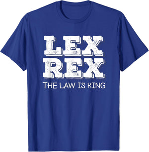 Lex Rex - The Law is King T-Shirt - T-Shirt | Royal
