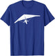 Silhouette Hang Gliding Air Pilot Flight Glider Aircraft Fan T-Shirt - T-Shirt | Royal