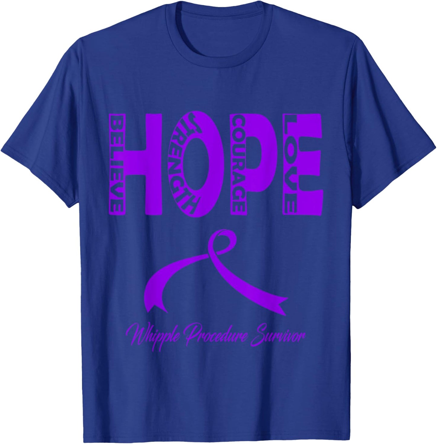 Whipple Procedure Awareness T-Shirt - T-Shirt | Royal