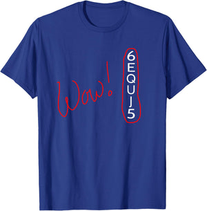 Astronomer Wow! Signal 6EQUJ5 I Funny Star Explorer T-Shirt - T-Shirt | Royal