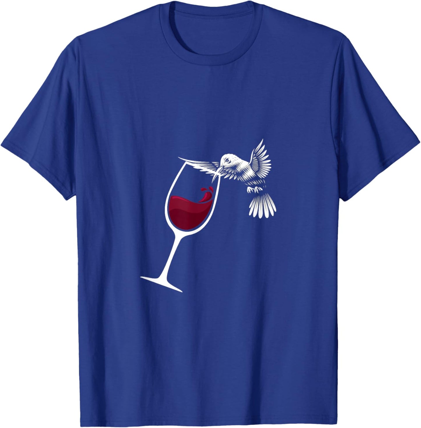 Hummingbird Wine Hummingbird Gift Bird Lover T-Shirt - T-Shirt | Royal