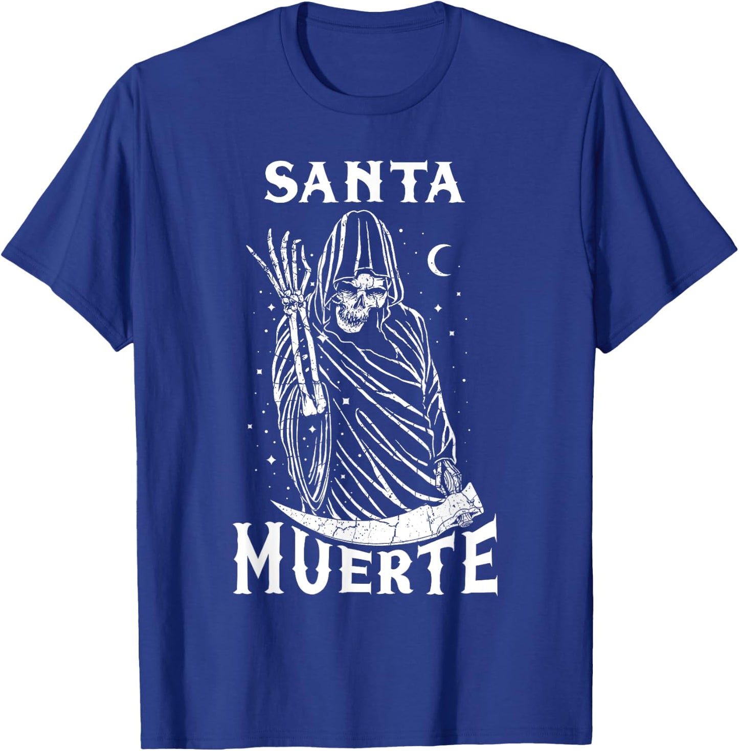 Santa Muerte Skeleton Skull Death Mexico Mexican Calavera T-Shirt - T-Shirt | Royal