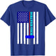 Dialysis Tech CCHT American Flag Needle Design T-Shirt - T-Shirt | Royal