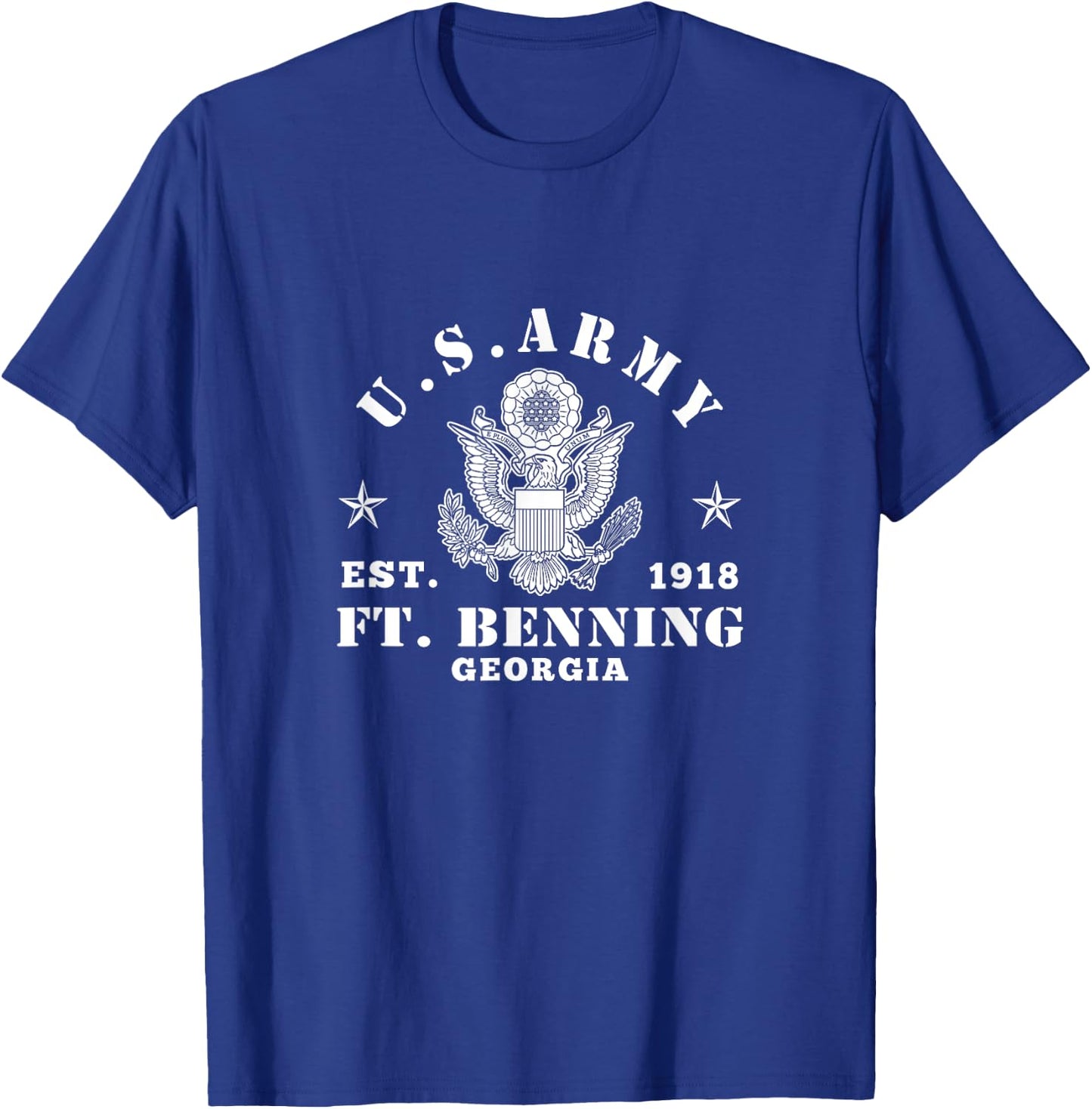 Fort Benning Georgia Infantry T-Shirt - T-Shirt | Royal