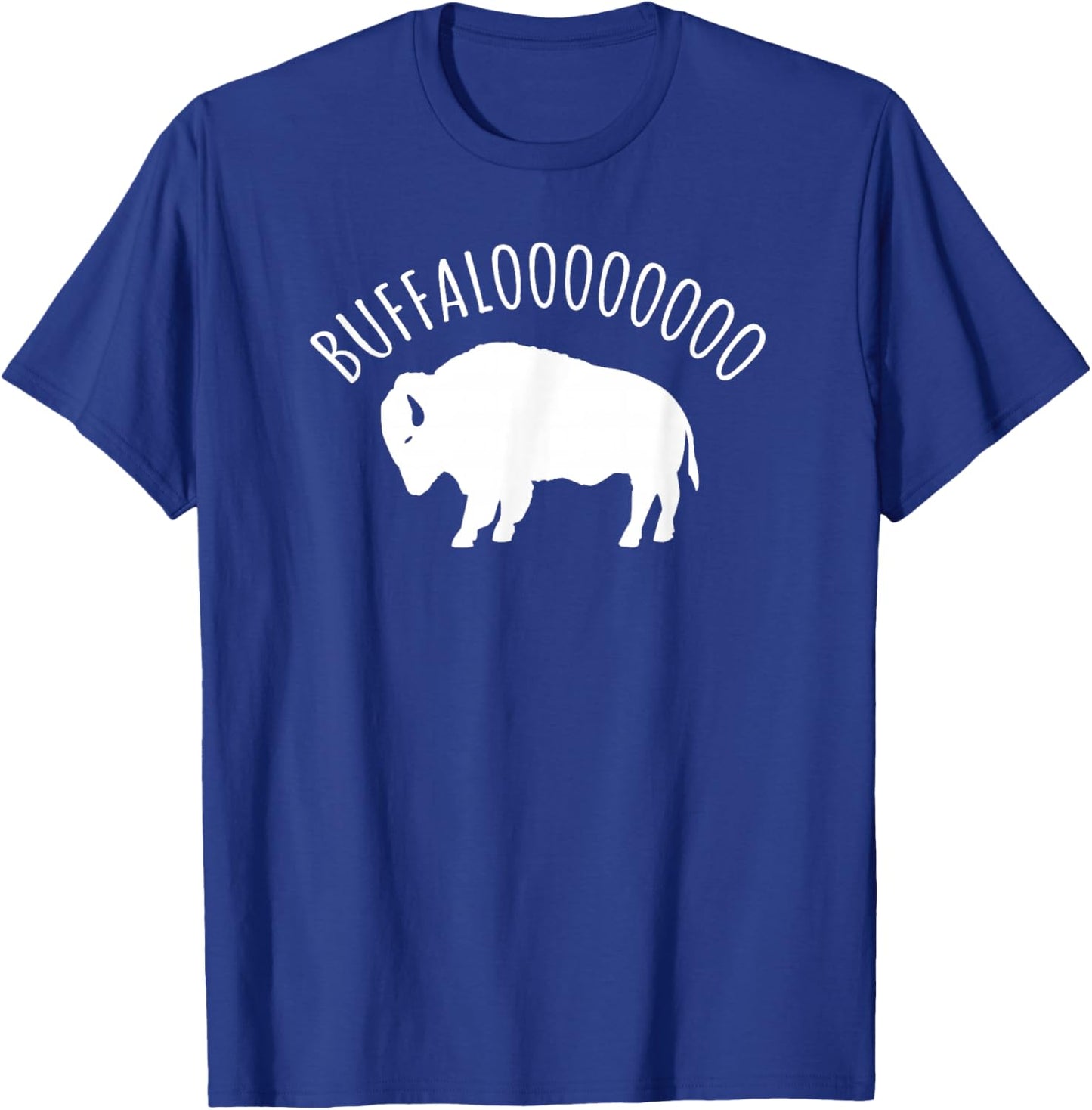 Lucky Buffalo Buffalooo Bison Nature Wildlife Design Small T-Shirt - T-Shirt | Royal