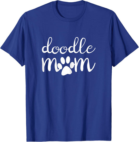 Doodle Mom Goldendoodle Dog Funny T-Shirt - T-Shirt | Royal