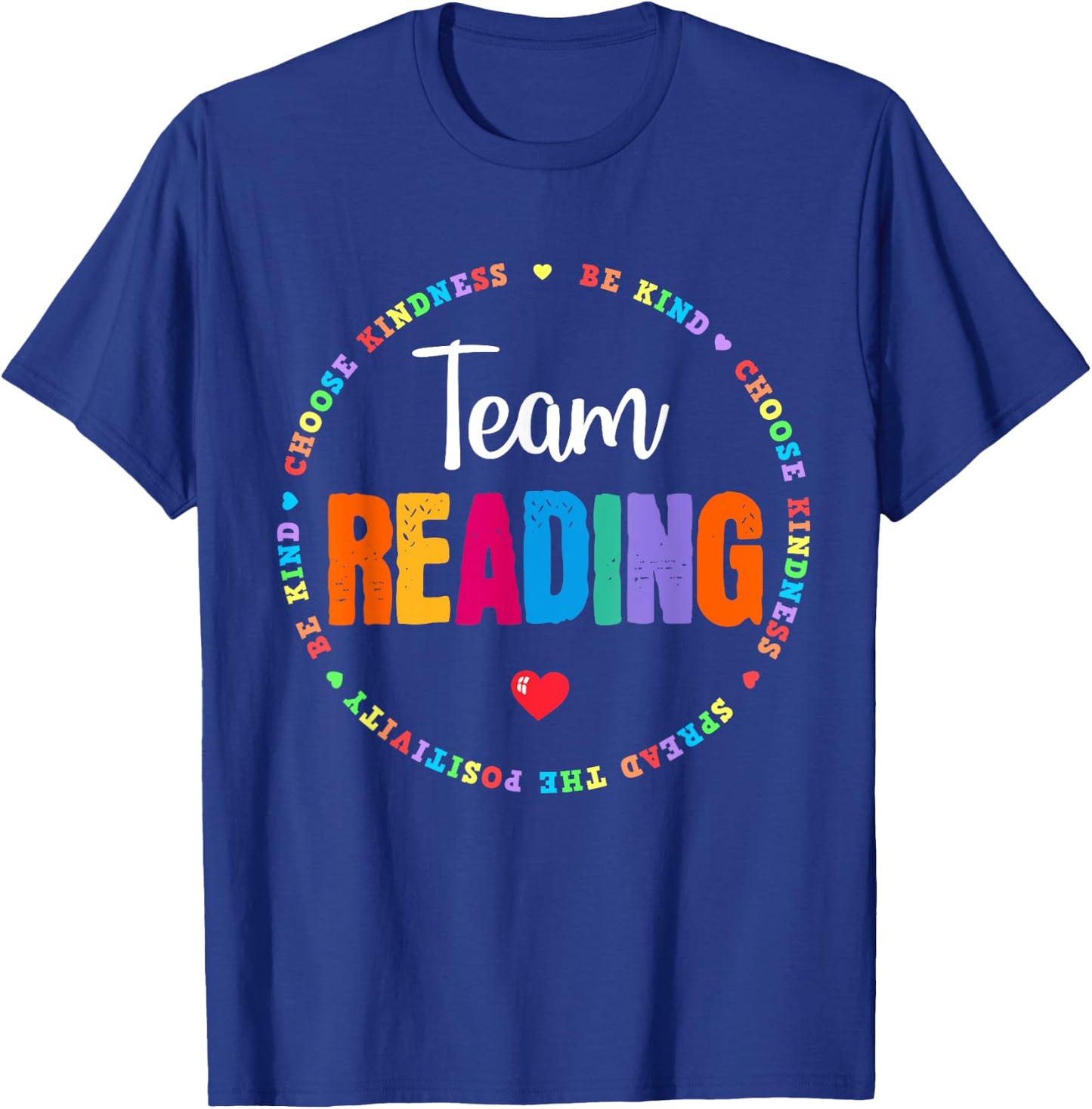 Reading Coach Teacher Interventionist Specialist Literacy T-Shirt - T-Shirt | Royal