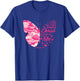 Cute Pink Camo Gifts Women Girls Christian Butterfly Graphic T-Shirt - T-Shirt | Royal